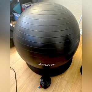 Trideer Ball Chair Yoga Ball Chair Exercise Ball Chair with Base